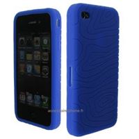 Protection silicone iPhone 4 4s bleu