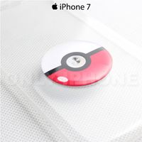 Coque iPhone 7 Pokemon go poke ball rouge