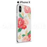 Coque iPhone X Roses rouges et roses Rose