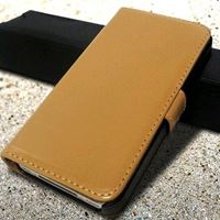 Etui iPhone 4/ 4S cuir portefeuille luxe champagne
