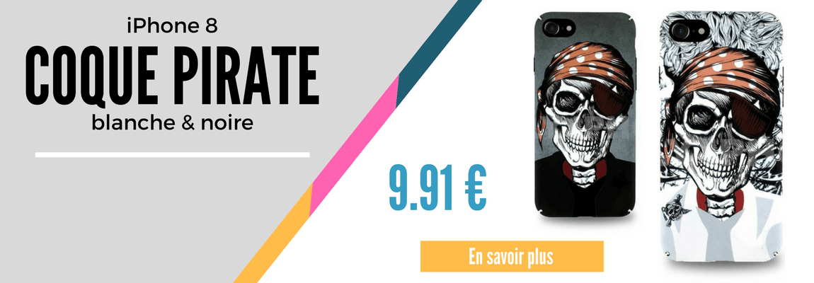 Coque iPhone 8 pirate
