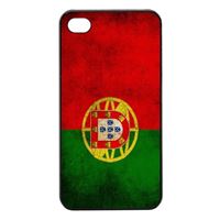 Coque arrière drapeau Portugal vintage iPhone 4