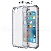 Coque iPhone 7 anti chutes transparent black