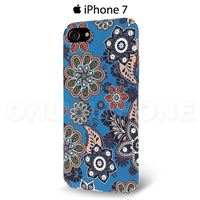coque iphone 7 bleue fleurs