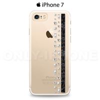 Coque iPhone 7 Swarovski Hermitage noir