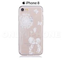 Coque iPhone 8 Dandelion Blanc