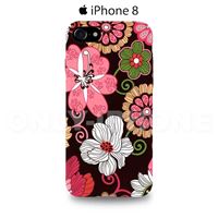 Coque iPhone 8 Fleurs rose Rose