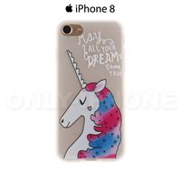 Coque iPhone 8 Licorne Transparent