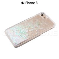 Coque iPhone 8 Paillettes Rose