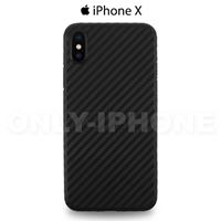 Coque iPhone X carbone