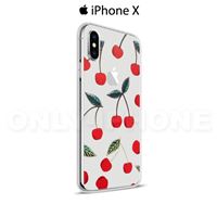 Coque iPhone X Cerises Rouge