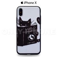 Coque iPhone X Domination du monde pour les chats