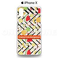 Coque iPhone X Fruits