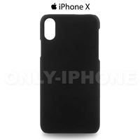 Coque iPhone X rigide noire