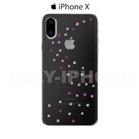 Coque Swarovski pour iPhone X 'Milkyway' Blanc