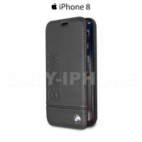 Etui cuir BMW pour iPhone X Noir