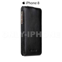 Étui cuir luxe clapet iPhone 8 by Melkco Noir