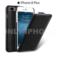 Étui cuir luxe clapet iPhone 8 Plus by Melkco Noir