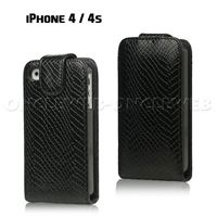 etui iphone 4/4s serpent noir