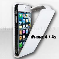 Etui iPhone 4 cuir TVG noir