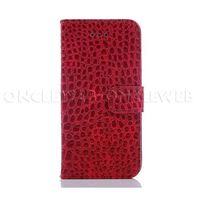 Etui 6 Plus croco rouge