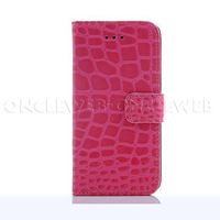 Etui 6 Plus croco rouge