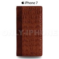 Etui iPhone 7 crocodile bleu