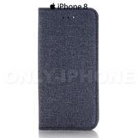 Etui iPhone 8 jeans Bleu