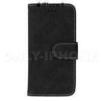 Étui iPhone 8 portefeuille slim soft Noir