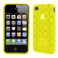 coque iphone 4 silicone cercle aqua