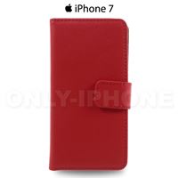 Pochette iPhone 7 portefeuille rose foncé