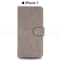 Étui iPhone 7 portefeuille slim soft noir